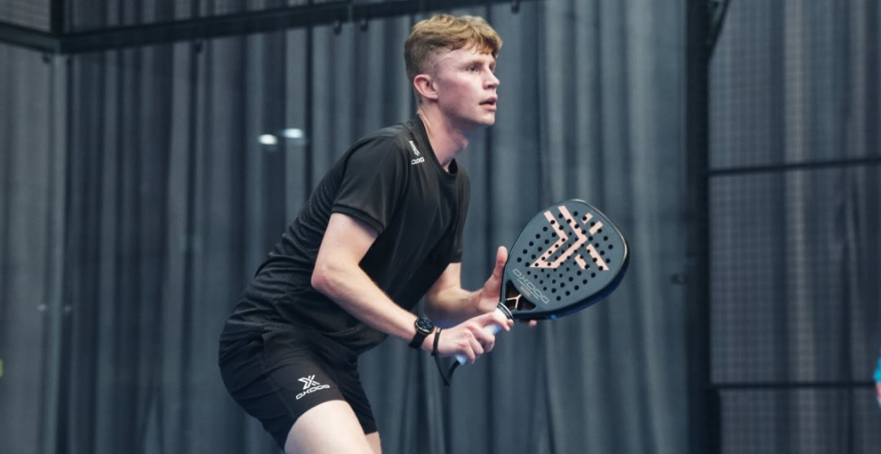 Jake Bewley playing Padel